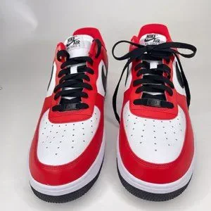 Nike | Shoes | Nike Air Force Low Id By You Chicago Red  display picture 3